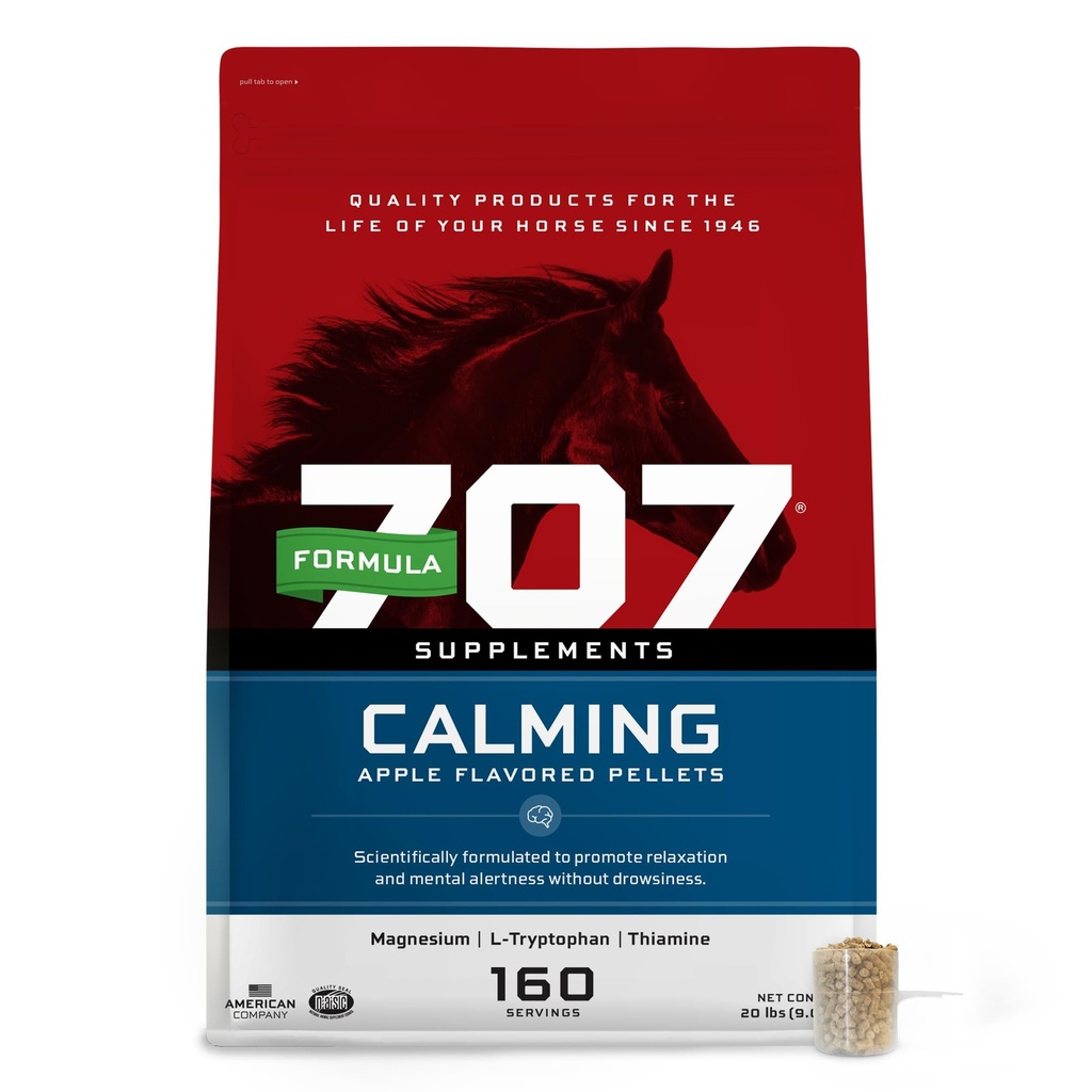Formula 707 upokojujúce Equine Supplement 20LB taška 