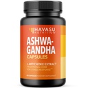 Ashwagandha 1000mg with Artichoke Extract - Ashwagandha Kapsule od Stres, Mood and Energy Support - Adaptogénne Bylinná podpora pre mužov a ženy - 90 Vegan, Non-GMO Kapsule, 45 Servings