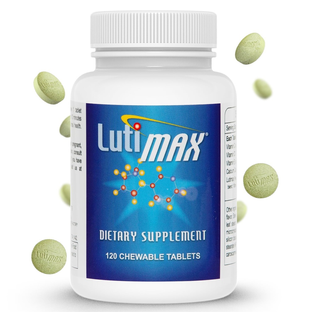 Lutimax Luteolin Complex w/rutin - Imunitná podpora Doplnky mozgu - Bioflavonoidy w/vitamín C, D & E pre spoločné, svalové a dietetické problémy - Antioxidanty Supplement w/Immune Support - 120 tabliet