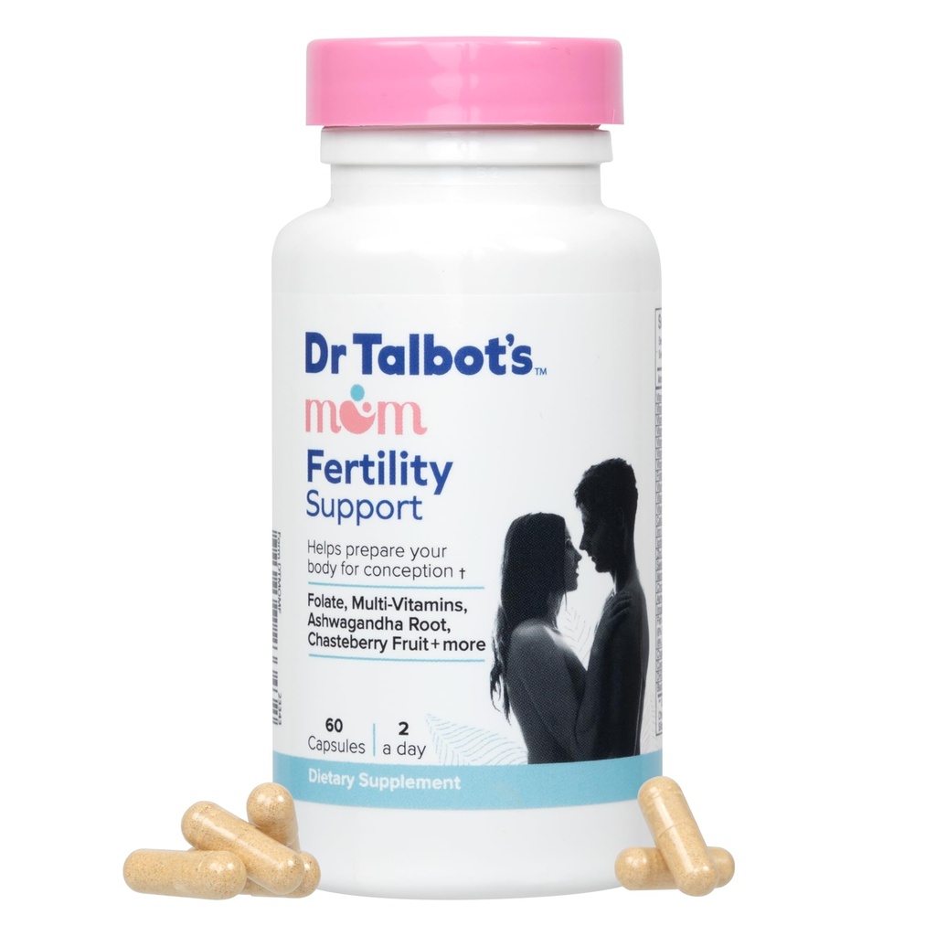 Dr. Talbot's Mom Fertility Support Multi- Vitamins - Aids Ovulácia a pripravuje telo na Koncepciu - 60 Kapsule