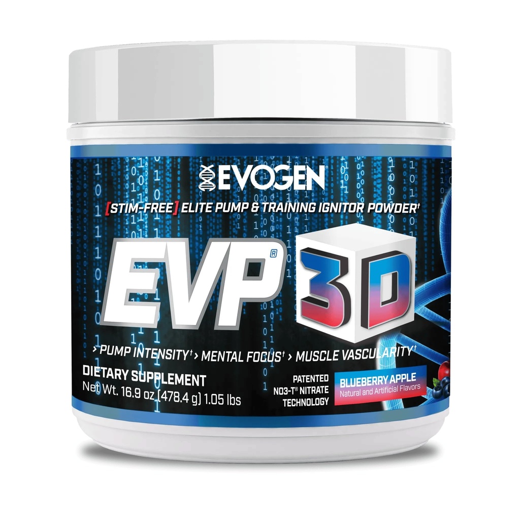 Evogen EVP 3D - Stim Free Pre Workout Powder pre mužov a ženy 