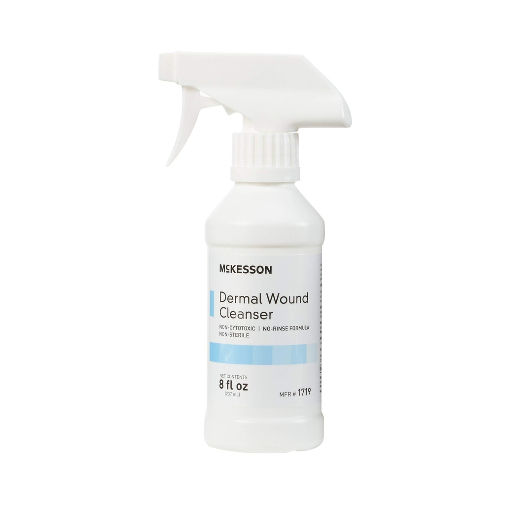 McKesson Dermal Wound Care Cleanser Spray, 8 oz [1 Gróf] Riešenia prvej pomoci na umývanie malých zranení, rezov, popálenín, škrabiek, poranení