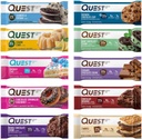 Výživné proteínové tyčinky, rozmanité 10 flavor odrodové balenie - vysoký obsah bielkovín, nízky obsah tuku, bez lepidla, Keto Friendly - 2,12 Oz Bary - 12 Počet