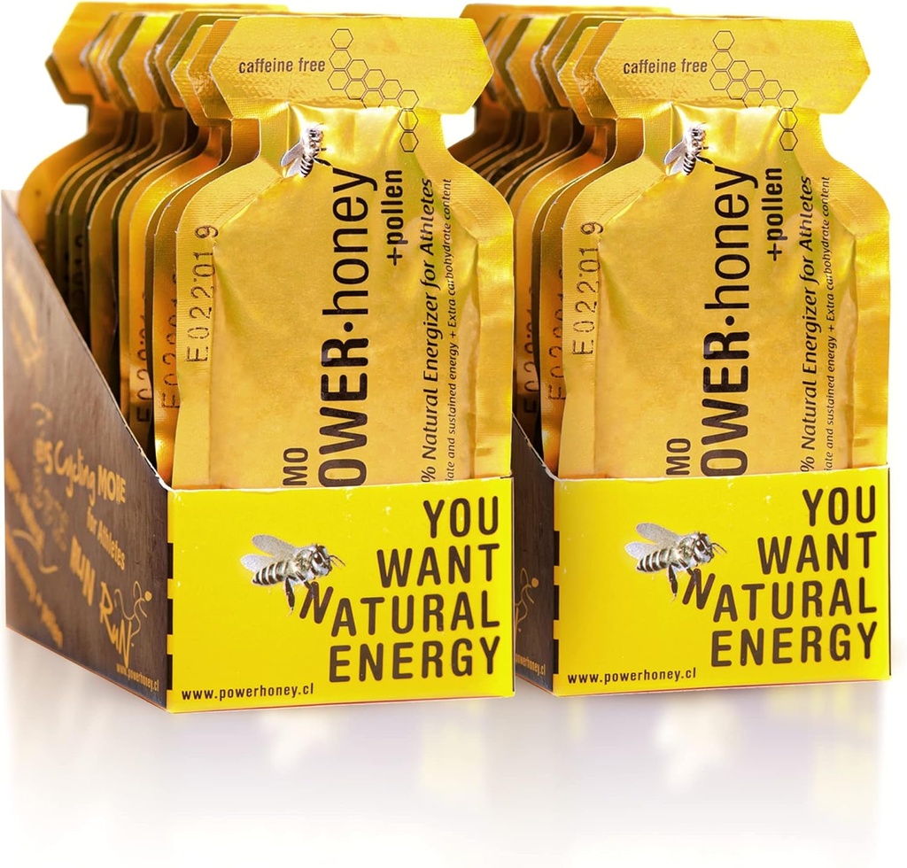 Power Honey Classic Energy Gel 24 jednotiek na balenie 1,3 Oz 