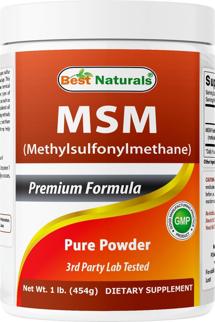 Najlepšie prírodné 100% Pure MSM prášok, 1Lb