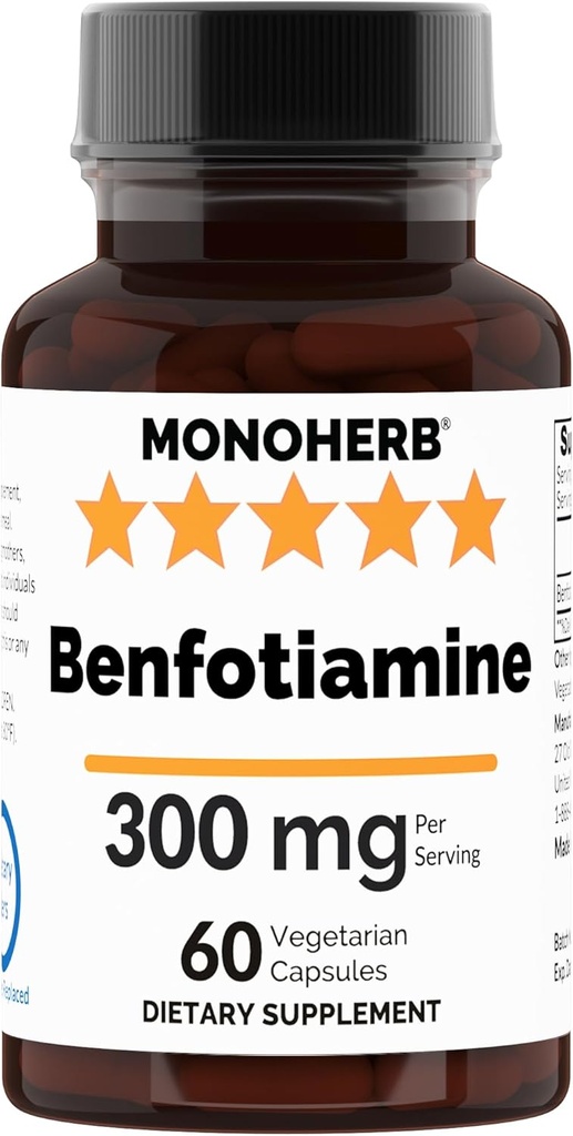 Benfotiamín 300 mg - 60 Veg kapsúl