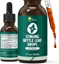 Stinging Nettle Tincture, Organic Nettle Leaf Extract Liquid, 98% Absorpcia, Vegan, Non-GMO, Gluten Free, alkohol Free- 1 Fl Oz