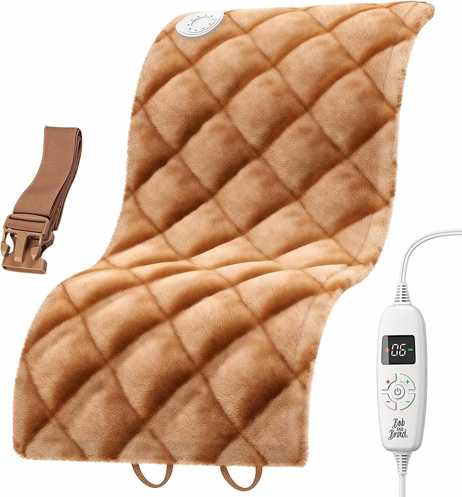 BOB A BRAD Váha Kúrenie Pad s Ďaleko Infračervenou terapiou, Veľké Kúrenie Pad pre telo Back hlboké svalové bolesti Relief, Dar pre rodiny mužov, ETL Certified & FSA/HSA oprávnené 2,4lbs, 12"x24"