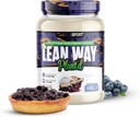 Svalovina Lean Way Plant Protein - Pea Protein and Brown Ryce Protein Blend, s pridaným CLA, MCT a L-karnitín - 20 Servíry (Čučoriedkový koláč)