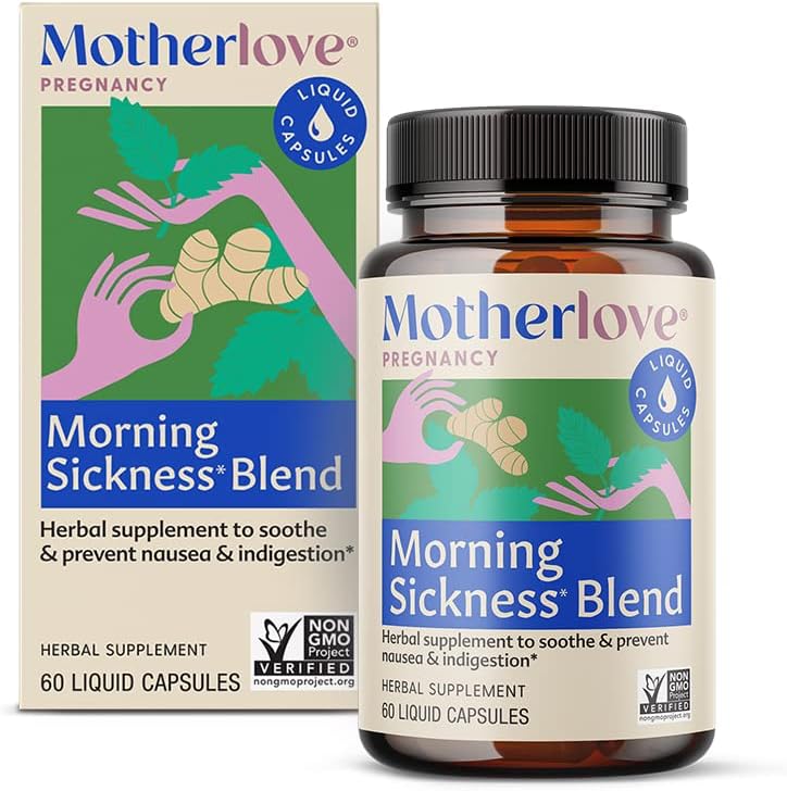 Motherlove Morning Choroba Blend (60 Liquid caps) Bylinné doplnky pre ranné Choroby Relief 