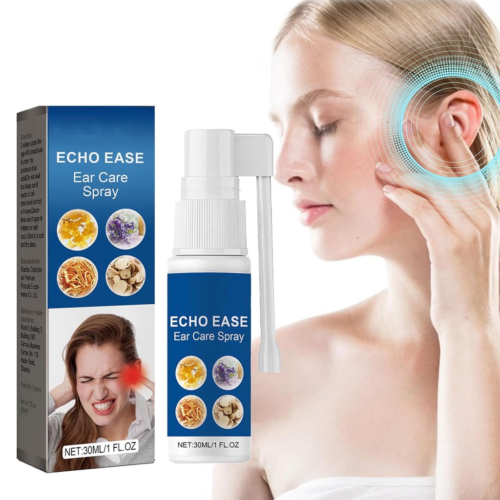 GERRIT Echo Ease Tinnitus Inhaler, Tinitus Relief Sprej pre zvonenie uší zariadenie, Echo Ease Tinnitus Relief Spray (1PCS)