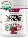 Snap Doplnky USDA Organická Beet Root prášok, 3-in-1 Oxid dusičný doplnok, Podpora Zdravý krvný tlak a krvný obeh, 250g (Zmiešané Berry)