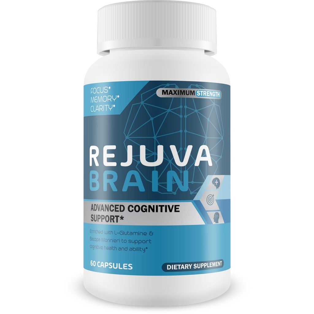 Rejuva Brain- Advanced Cognitive Support- obohatené w/L-Glutamine & Bacopa Monnieri na podporu kognitívne zdravie a schopnosť