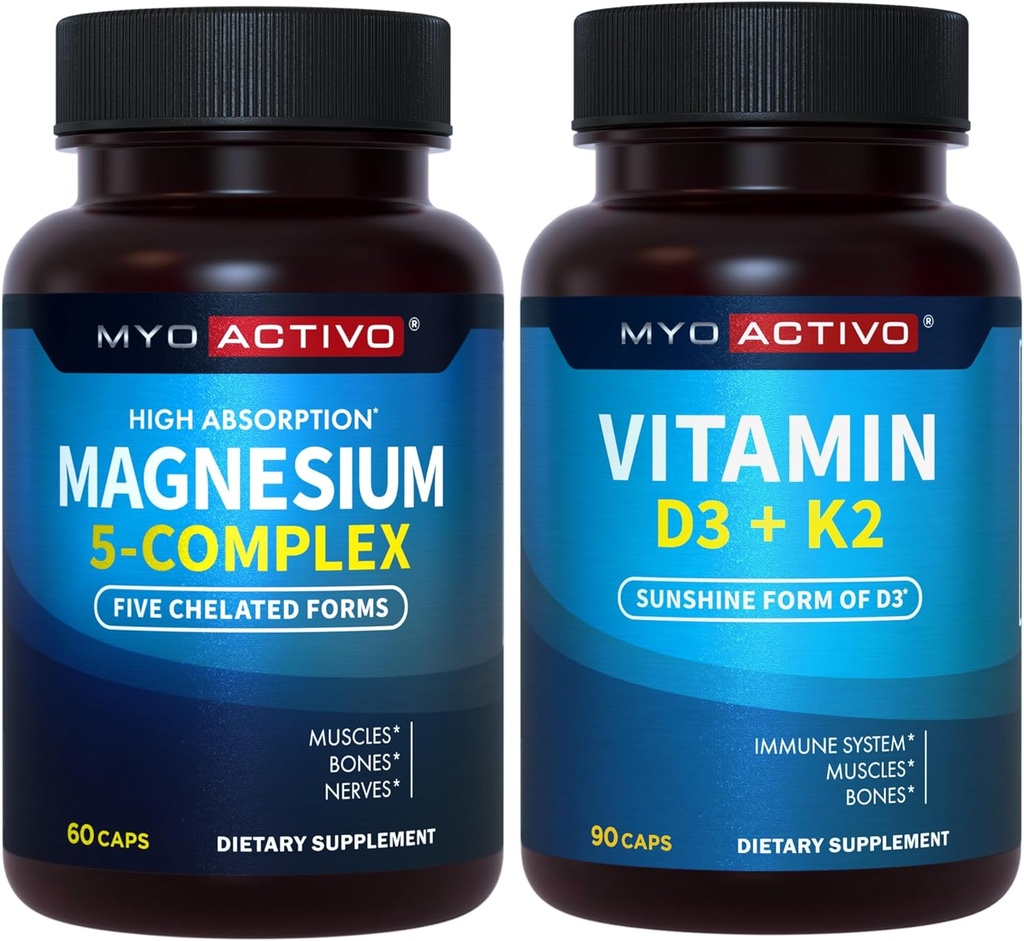 komplex 5-in-1 horčíka a vitamín D3 K2