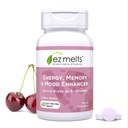 EZ Melts Dissolvable Energy, Memory and Mood Enhancer, Zmes B-vitamínov, bez cukru, 2-Mesiac dodávky - 1 balenie