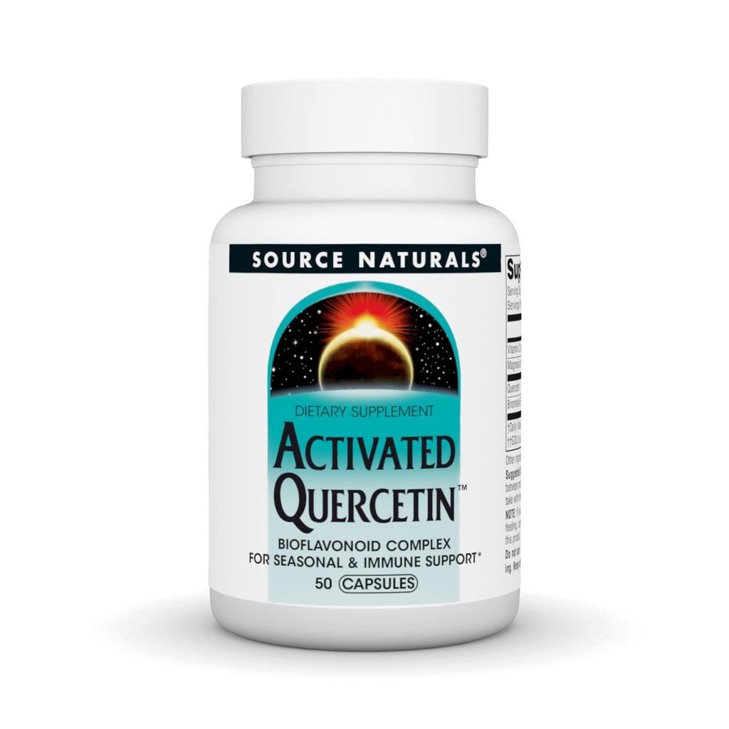 Zdroj Naturals Activated Quercetin, Bioflavanoid Complex, od Seasonal & Immune Support - 50 kapsúl