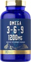Carlyle Omega 3 6 9 Supplement | 1,200mg | 180 Softgel Capsules | Triple Omega Complex | Fish, Flaxseed & Borage Oils with EPA & DHA | Non-GMO & Gluten Free