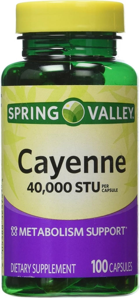 Jarné údolie - Cayenne Fruit 40 000 STU, celý Herb, 100 kapsúl