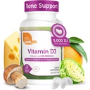 Zahler - Advanced Vitamin D3 5000 IU Softgels (120 gróf) Košer Vegetarián Priateľsky Vitamín D pre imunitnú podporu, kosti, zuby a svalové zdravie - Denné D3 Vitamínové doplnky pre dospelých - Ľahké prehltnutie V