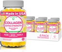 Lunakai Collagen Gummies - Najchutnejšie Prostredie Formula - 200mg Hydrolyzed Collagen Gummies for Women and Men with Biotin, Zinok, Vitamín C and E - Non-GMO Anti Aging Supplement for Women - 6 pack