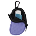Neoprene Astma Inhaler Holder, Ochranné Prenosné Cestovné Handy Holster, Ľahké Nosenie puzdro s Carabineer Clip a Mesh Pocket vnútri, Inhaler nezahrnuté (Iba prípad) (Violet)