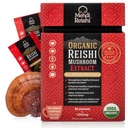 Organic Reishi Mushroom Extract Fruiting-Body Powder 35% Beta Glucan 