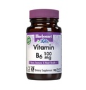BlueBonnet Nutrition Vitamin B 6 100 mg Energy Vitamíny pre ženy a mužov - Nervový systém Immune & Heart Health Suplement - Non-GMO, Vegan, Gluten-Free - 60 Rastlinné kapsuly