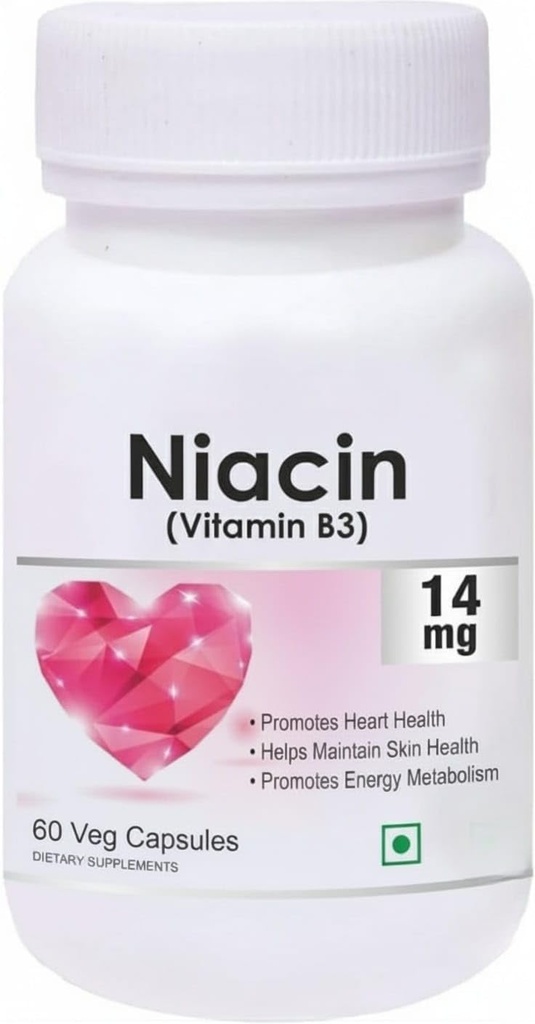 Niacín 14 mg vitamín B3 s Inozitol 50 mg doplnok - 60 Veg kapsúl
