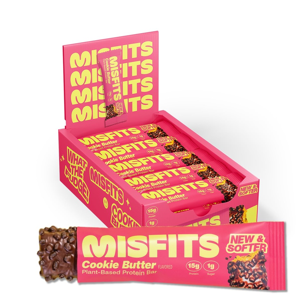 Misfits Vegan Protein Bars, Cookie Butter - Update Recept 