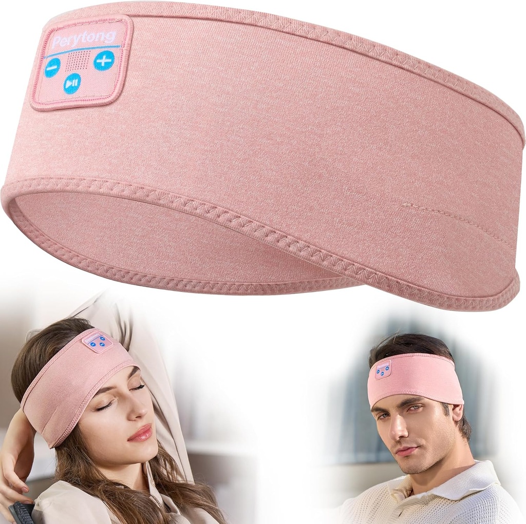 Perytong spánkové slúchadlá - Bluetooth čelenka bezdrôtová spiaca čelenka so slúchadlami Hudobná kapela unikátne darčeky pre mužov Ženy