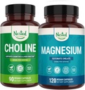 Uhnízděný prírodné Choline bitartarát & horčík Glycinate Chelate Stack 