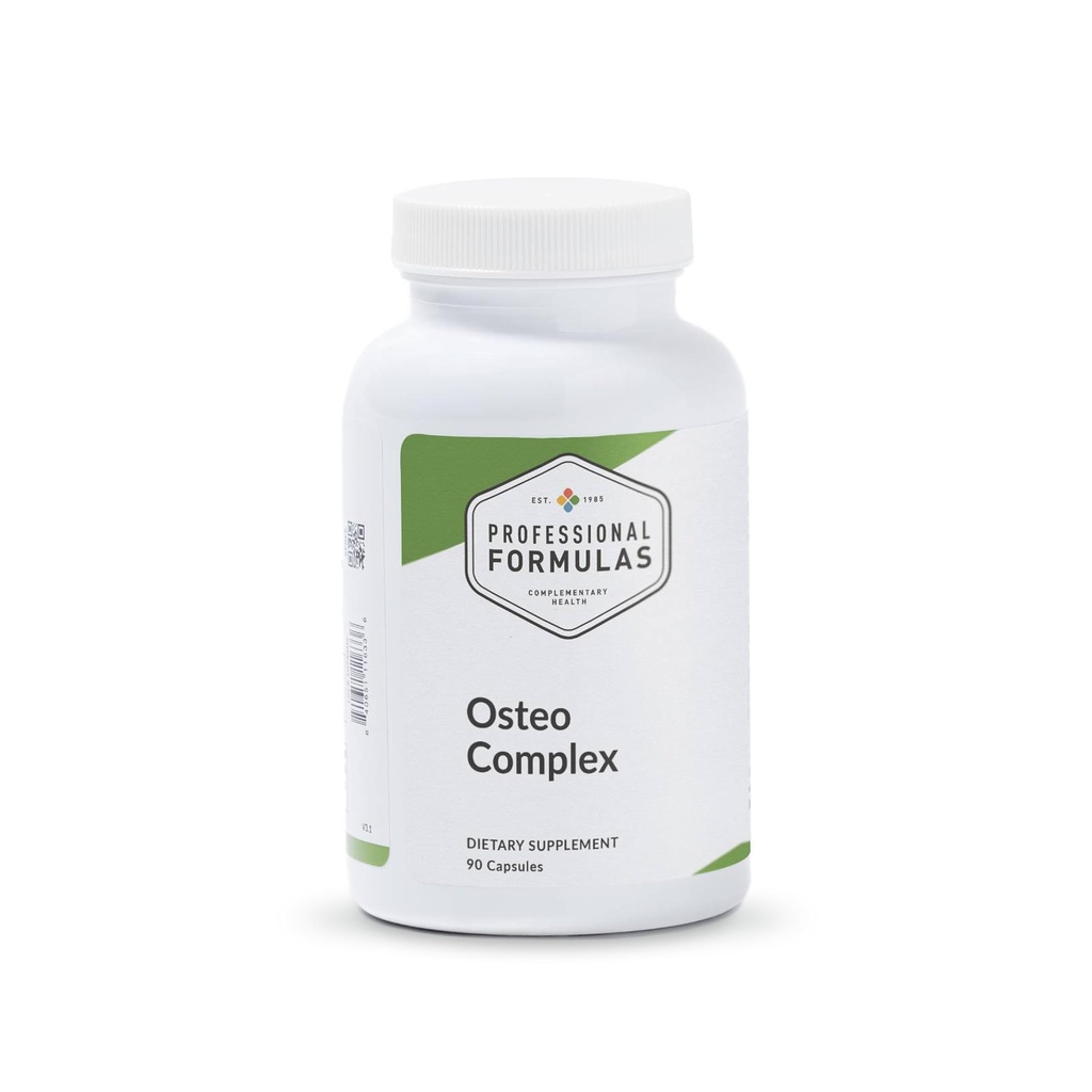 Profesionálne Formuly Osteo Complex Podpora kostnej hustoty s vápnikom, Mikrokryštalický hydroxyapatit Plus horčík, D3 & Bór pre maximálnu absorpciu* - bezlepok, Hypoalergénne, 90 kapsúl