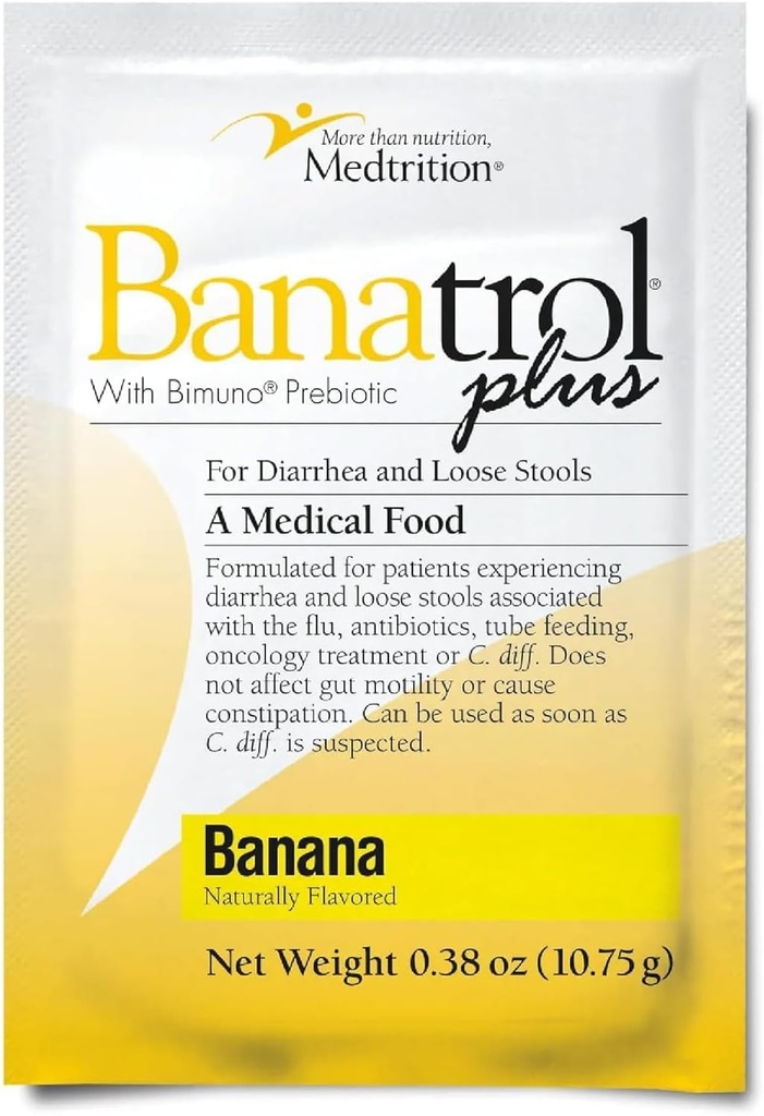Banatrol Natural Anti-Hearyl s prebiotikami, Relief for IBS, Opakované hnačka, klinicky podporované lekárske jedlo, non-Konzultačné (Banana)