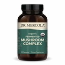 Dr. Mercola Organic Fermented Mushrom Complex - Podpora Immune & Cellular Health - Celo Huba a mycélium - Non-GMO & Gluten-Free - 90 Kapsule (30 Servings)