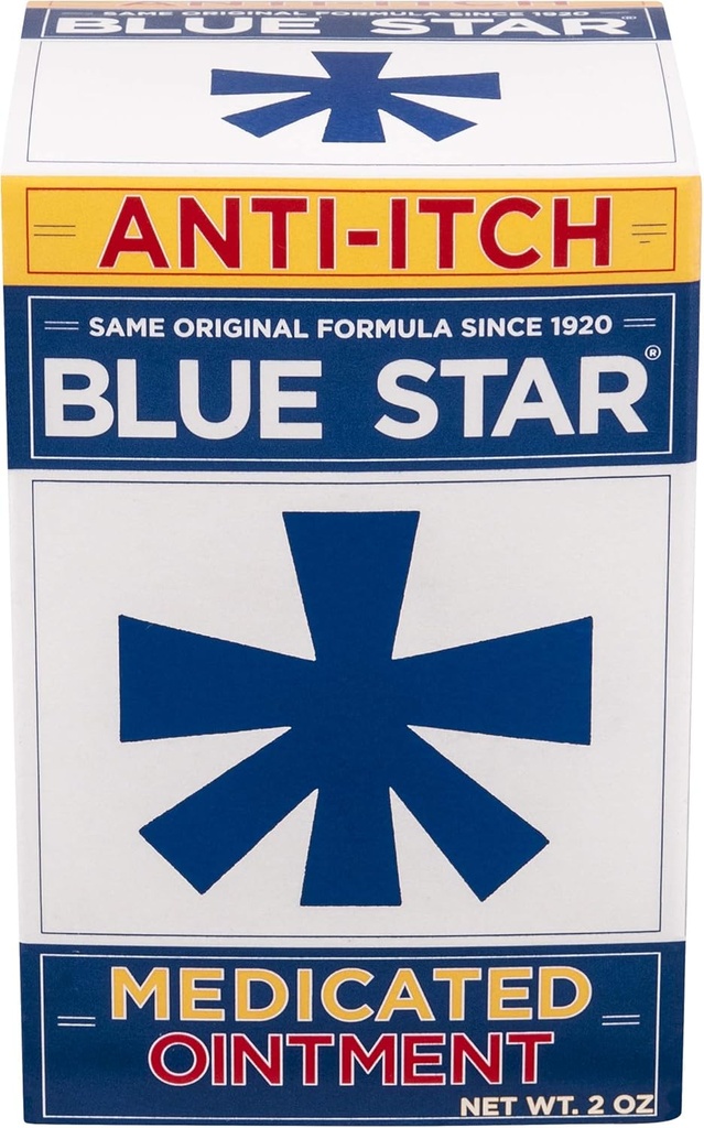 Modrá hviezda Anti-Itch medikovaná masť 2 oz (pack of 3)