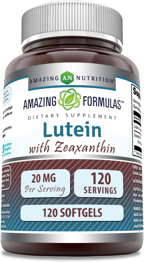 Amazing Formules Lutein 20 mg with Zeaxantin 800 mcg 