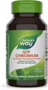 Spôsob prírody GTF Chróm, Glukóza Tolerančný faktor, podporuje zdravé Glukóza Metabolizmus *, 200 mcg Chróm na obsluhu, 100 Vegánske kapsuly (Backaging May Vary)