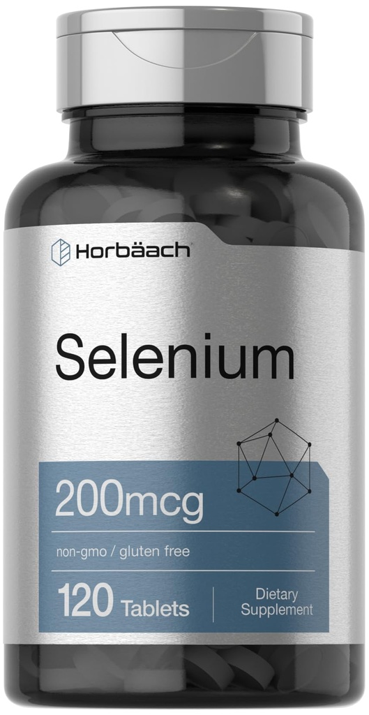 Horbäach Selénium Supplement for Women & Men 
