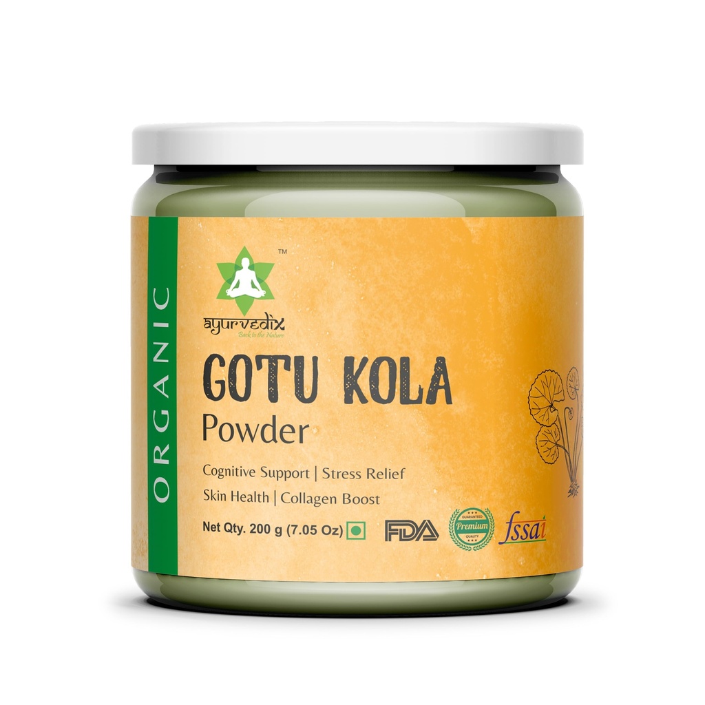 Organické Gotu Kola Powder - Bylinné doplnky Boosts Imunita & Sup0ports Digestion 