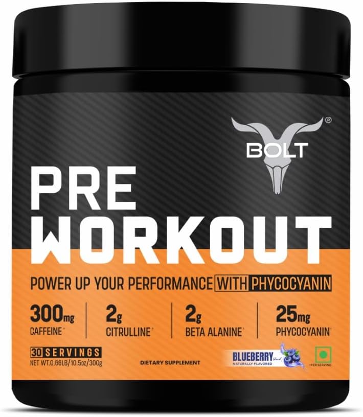 Blesk pred tréningom doplnok s kofeínom, Citruline Malate, B-Alanine, Taurine 