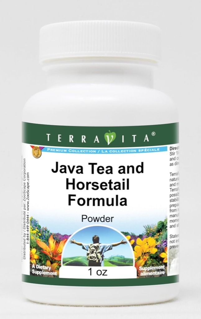 Java čaj a konský chvost Vzorec prášok (1 oz, ZIN: 514005)
