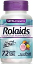 Rolaids Antacidum Vápnik a horčík Supplement Ultra Strength Tablets, Fruit 72 ea (Pack of 4)