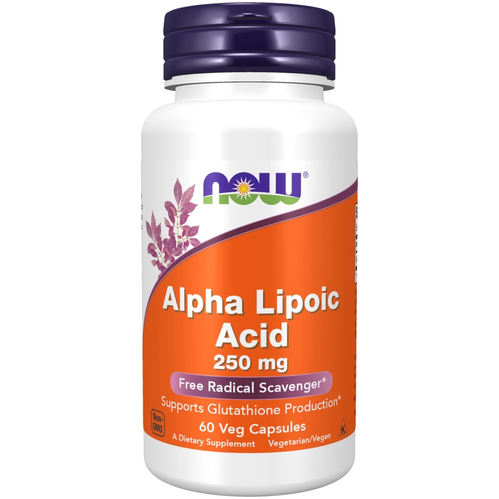 Teraz Foods Doplnky, Alpha Lipoic Acid 250 mg, Podporuje Glutatión Výroba*, Voľný Radical Scavenger*, 60 Veg Kapsule