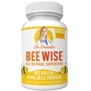 Dr. Danielle's Bee Wise - Bee Pollen Supplement - Bee Well with Royal Jelly, Propolis, Beepollen in 4 Daily Bee Pollen Kapsule