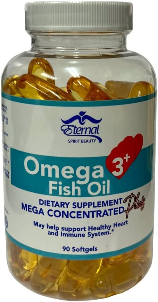 Večný duch krása Omega 3 Rybí olej koncentrát
