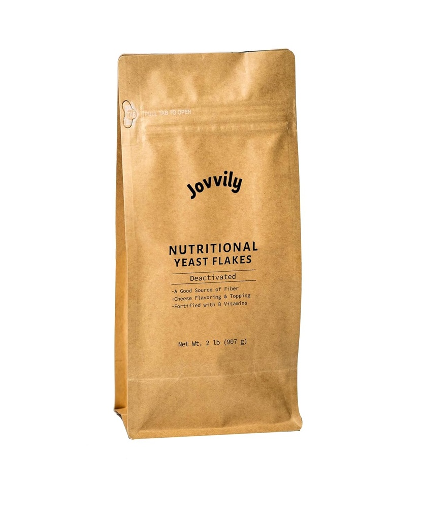Jovvily Nutritional Yearst Flakes, Popcorn, Popcorn Polievky, Fortifikované (32 Ounce)