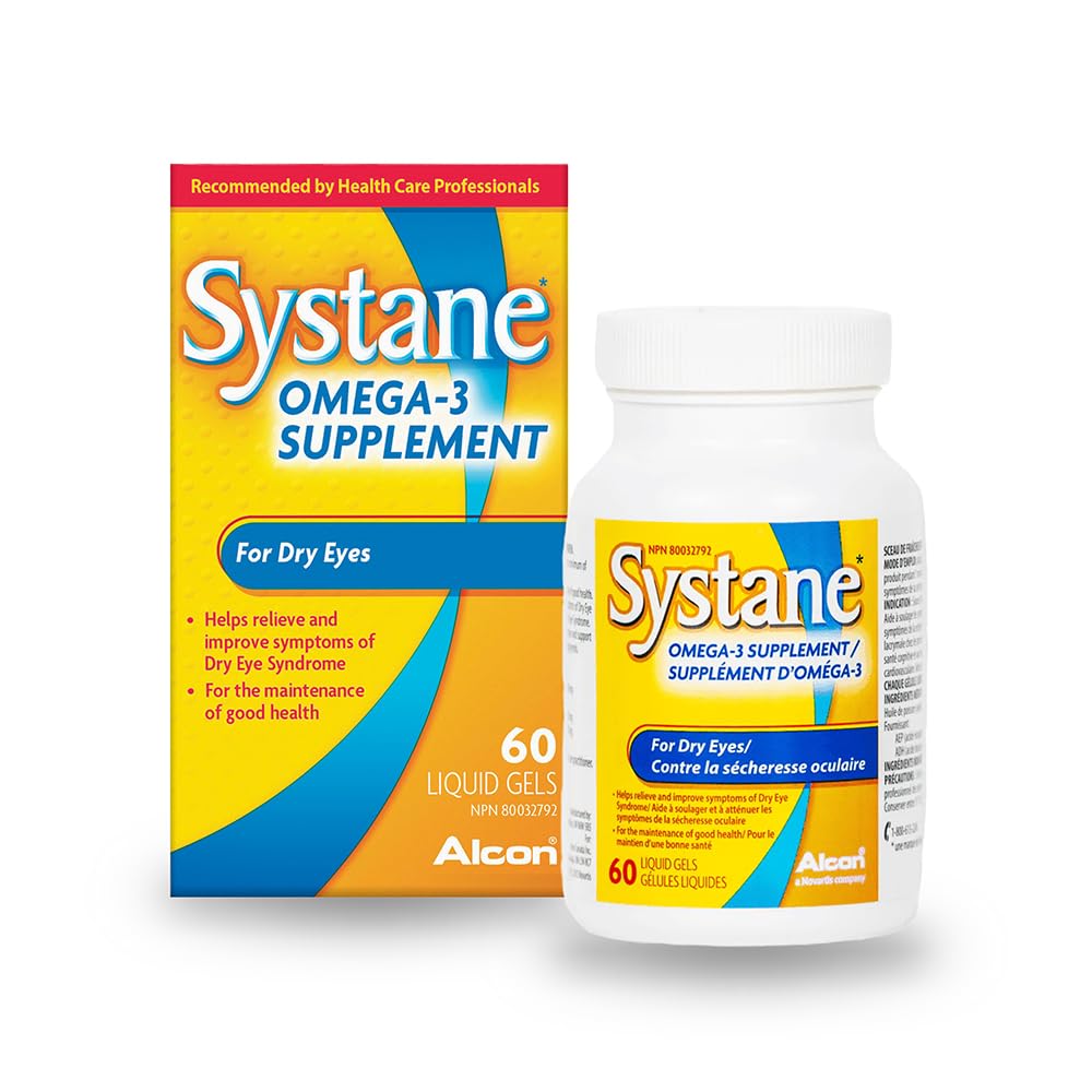 Alcon Systane Vitamín Omega-3 Zdravé slzy 60 Softgel