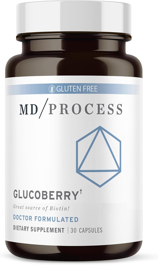 GlucoBerry Maqui Berry extrakt s chróm Pikolinát pre podporu zdravia krvi - s Biotin a Gymnema Sylvestre - Lekár formulovaný - 30 Kapsule