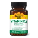 Krajina Život Vitamín D3 2500 I.U. Bezlepkové, 60 Softgels