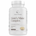 Lion Mane Complex - Koncentrovaný 4:1 extrakt pre Zdravie mozgu, kognitívne a pamäťové podporu - 60 kapsúl